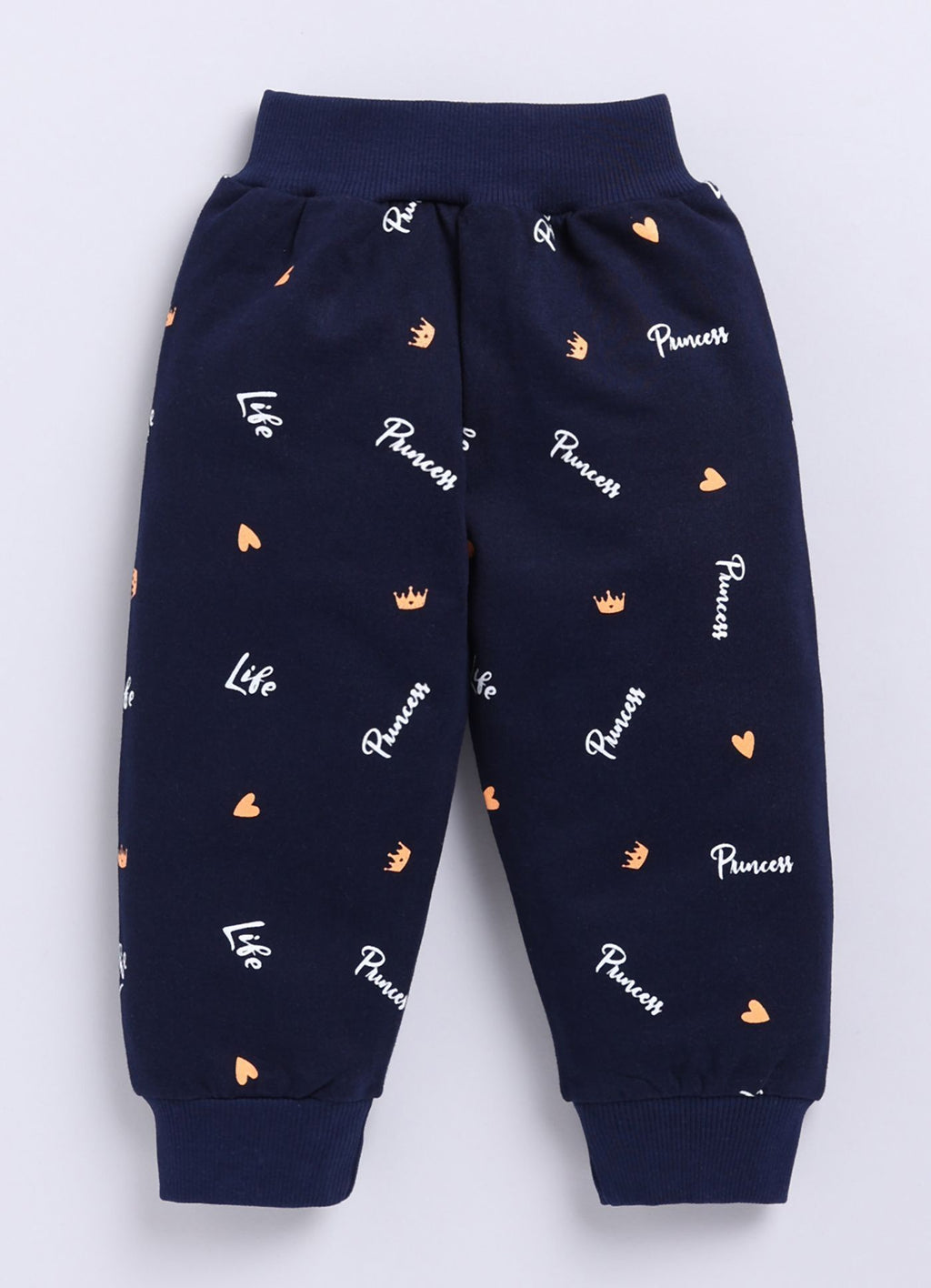 Mars Infiniti Boys & Girls Casual Sweatshirt Track Pants (Orange, Deep Blue)