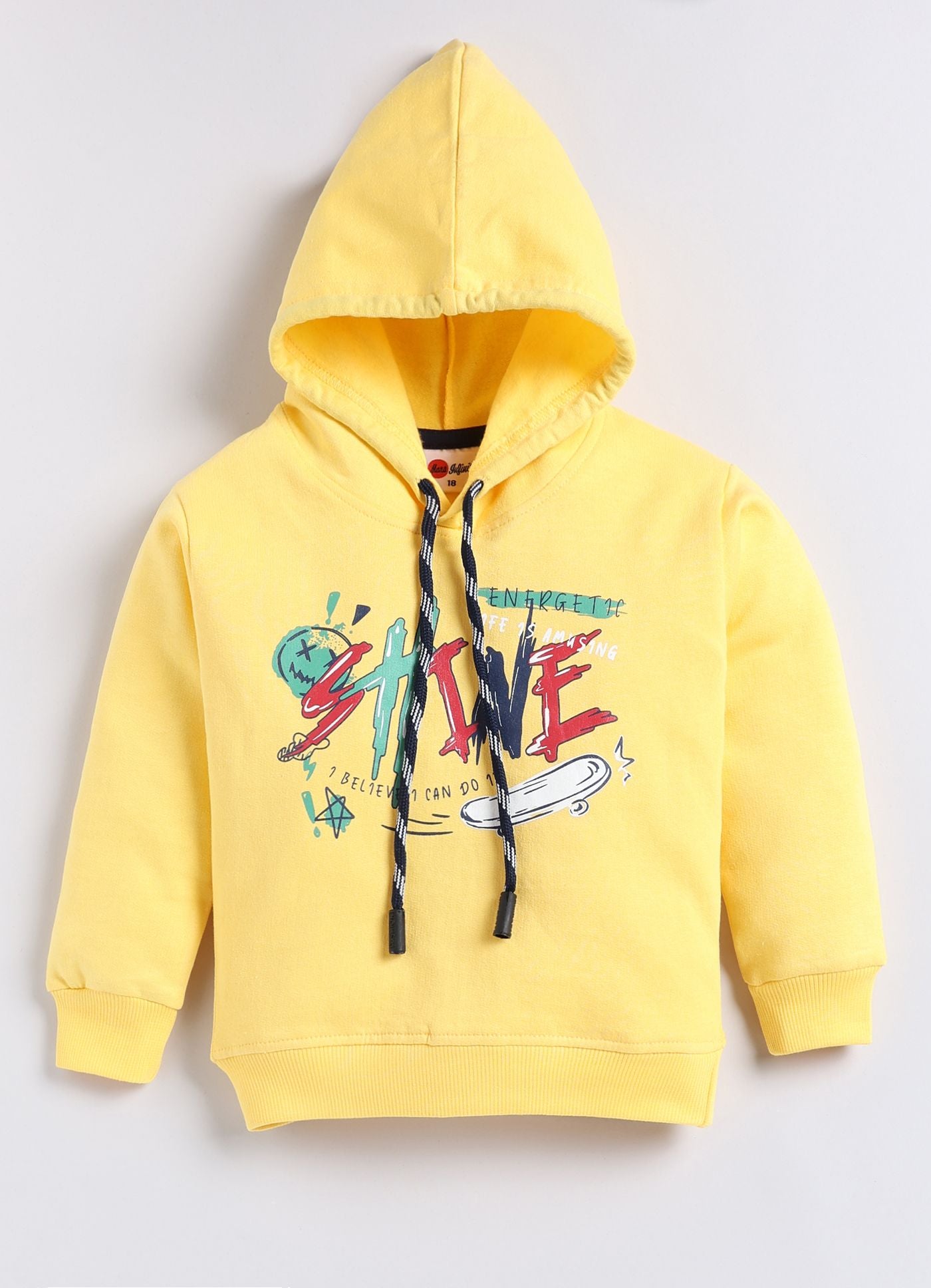 Mars Infiniti Boys & Girls Casual Sweatshirt Sweatpant (Yellow, Navy Blue)