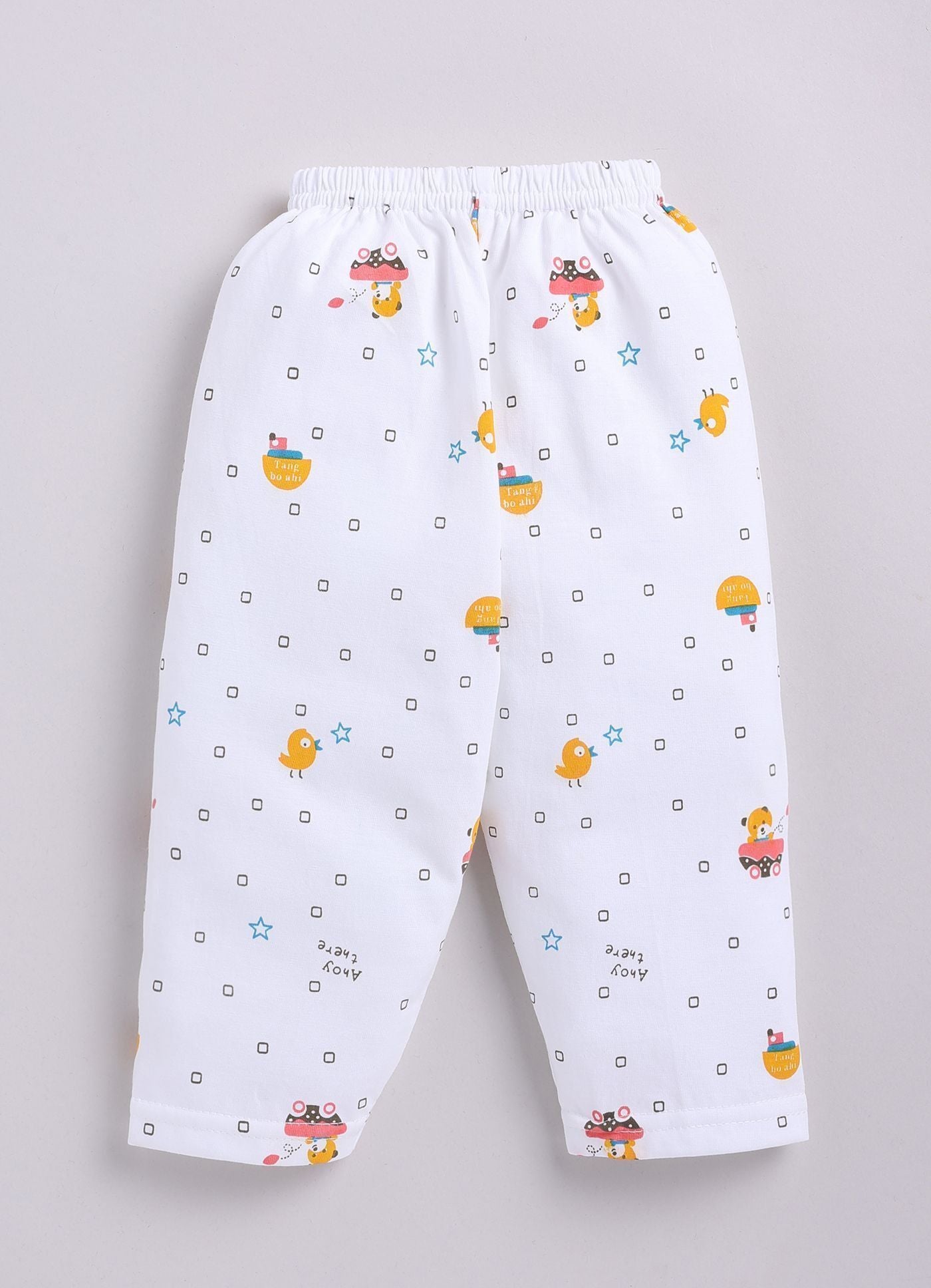 Mars Infiniti Baby Boys & Baby Girls Casual T-shirt Pant (Pink, White)