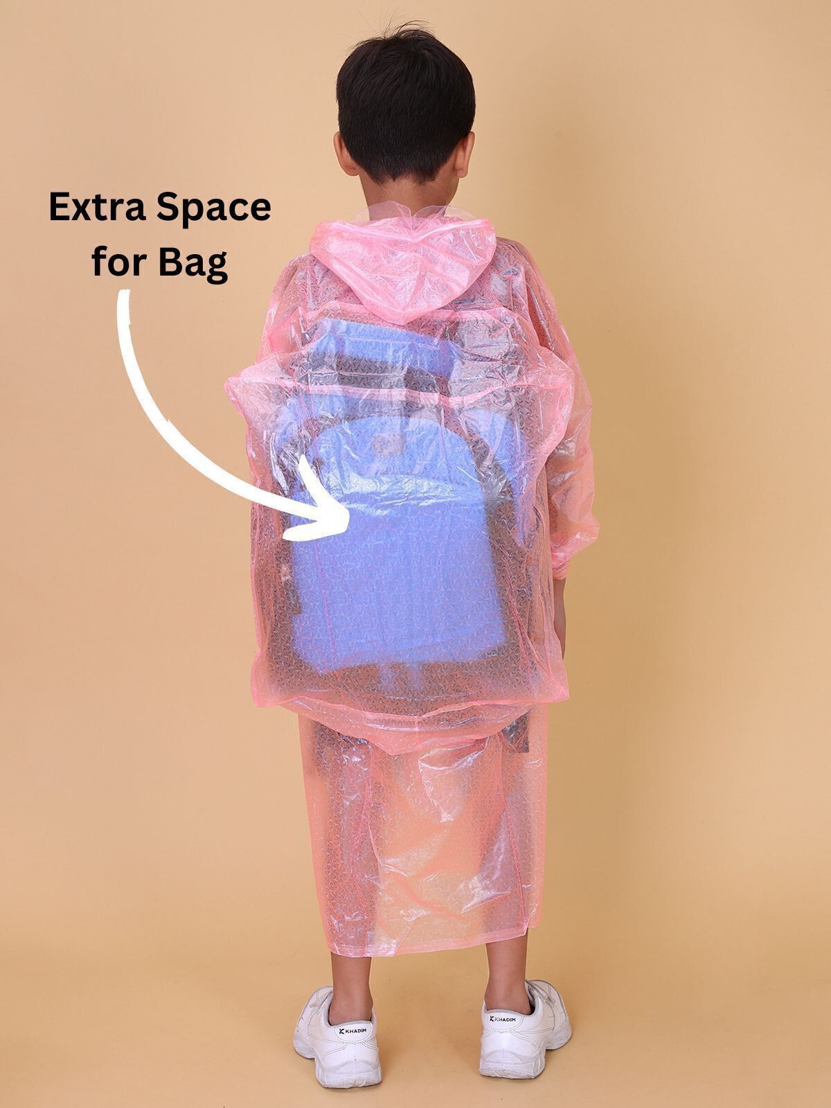 Mars Infiniti Graphic Print Boys and Girls Waterproof Rainwear, Pink, pack of 1, PVC Plastic Raincoat