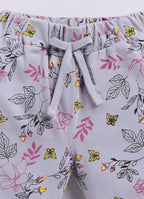 Mars Infiniti Baby Girls Casual Top Shorts (wine, Grey)