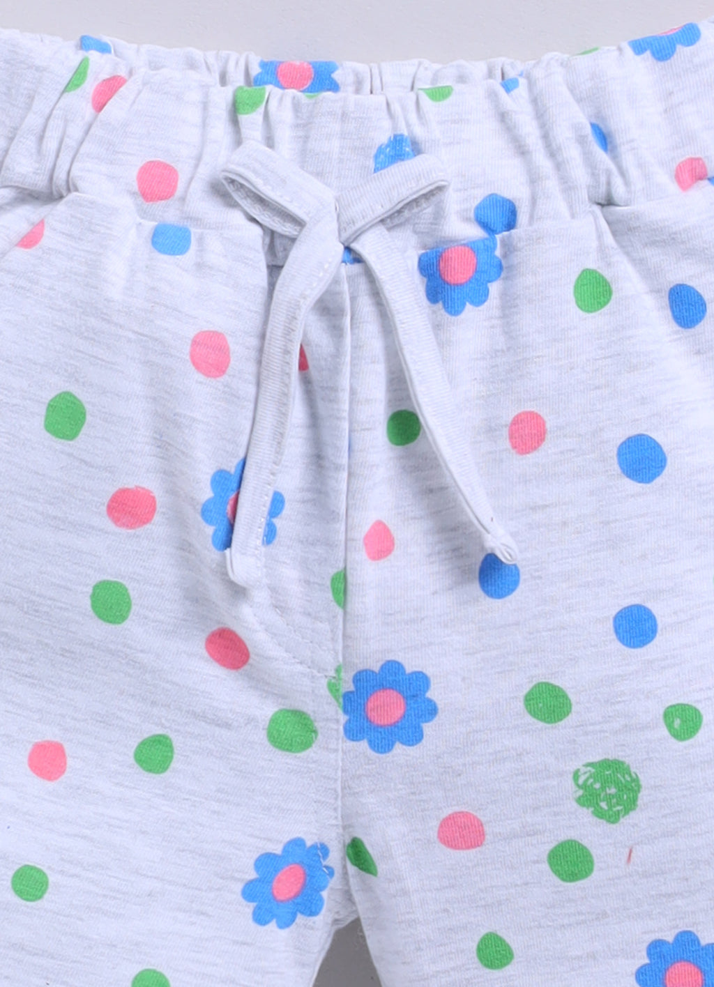 Mars Infiniti Baby Girls Casual Top Shorts (Blue, White)