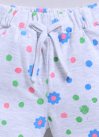 Mars Infiniti Baby Girls Casual Top Shorts (Blue, White)