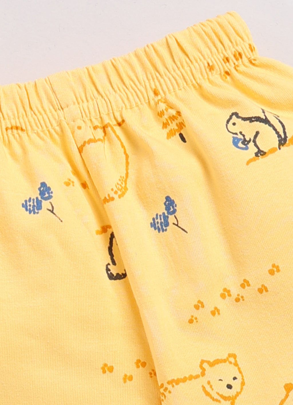 Mars Infiniti Baby Boys Pure Cotton Half Sleeve shoulder buttoned T-shirt & Shorts Set