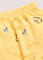 Mars Infiniti Baby Boys Pure Cotton Half Sleeve shoulder buttoned T-shirt & Shorts Set