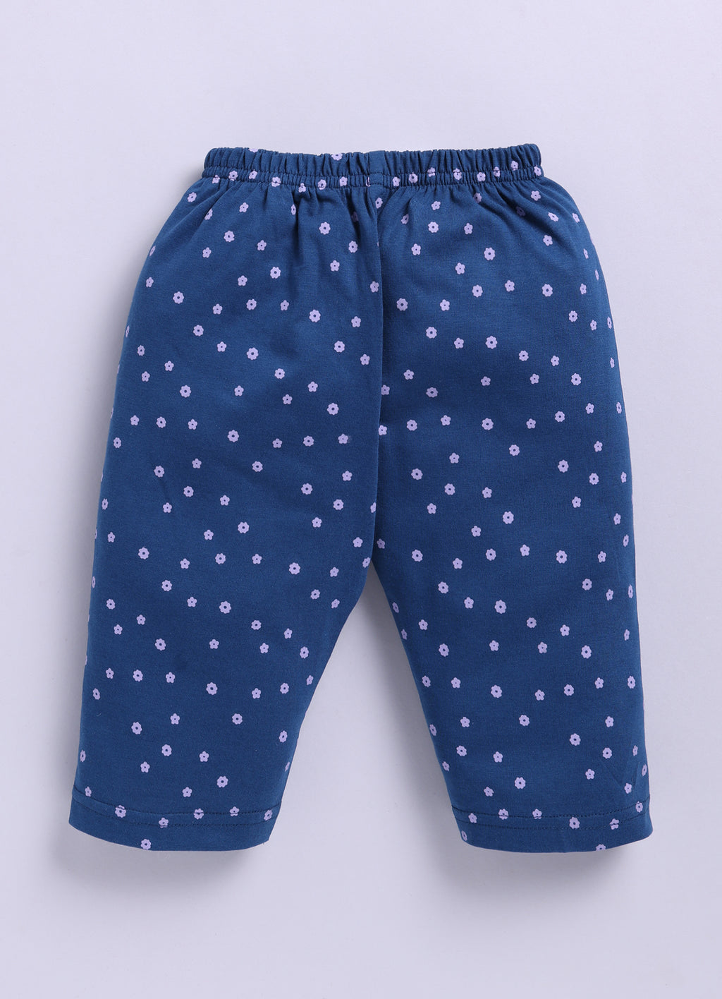 Mars Infiniti Baby Girls Casual Top Capri (purple, navy blue)