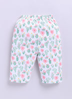 Mars Infiniti Baby Girls Casual Top Capri (Deep Pink, white)