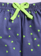 Mars Infiniti Baby Girls Casual Top Shorts (Light Green, blue)