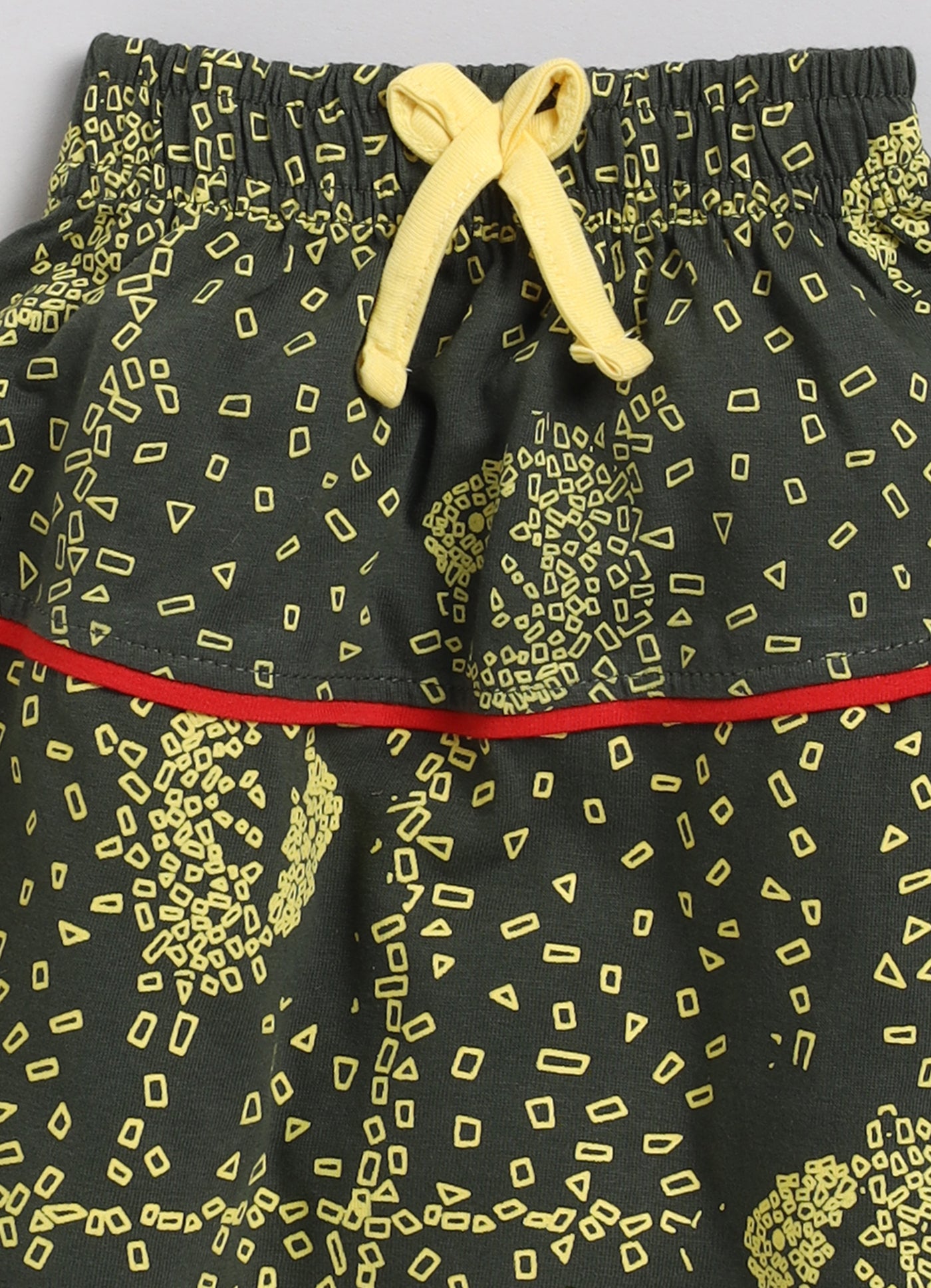 Mars Infiniti Girls Casual Top Skirt (Yellow)