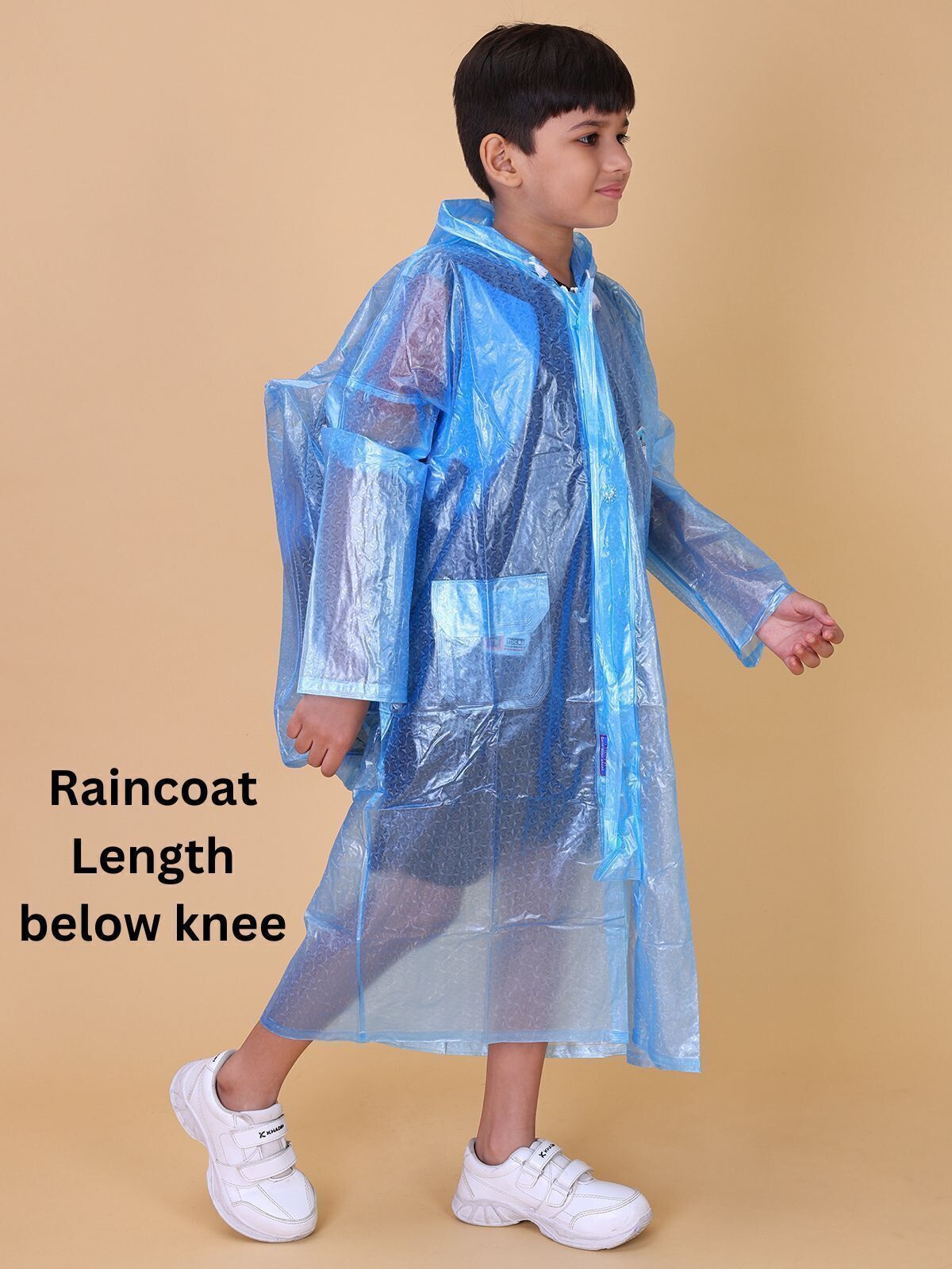 Mars Infiniti Graphic Print Boys and Girls Waterproof Rainwear, SkyBlue, pack of 1, PVC Plastic Raincoat