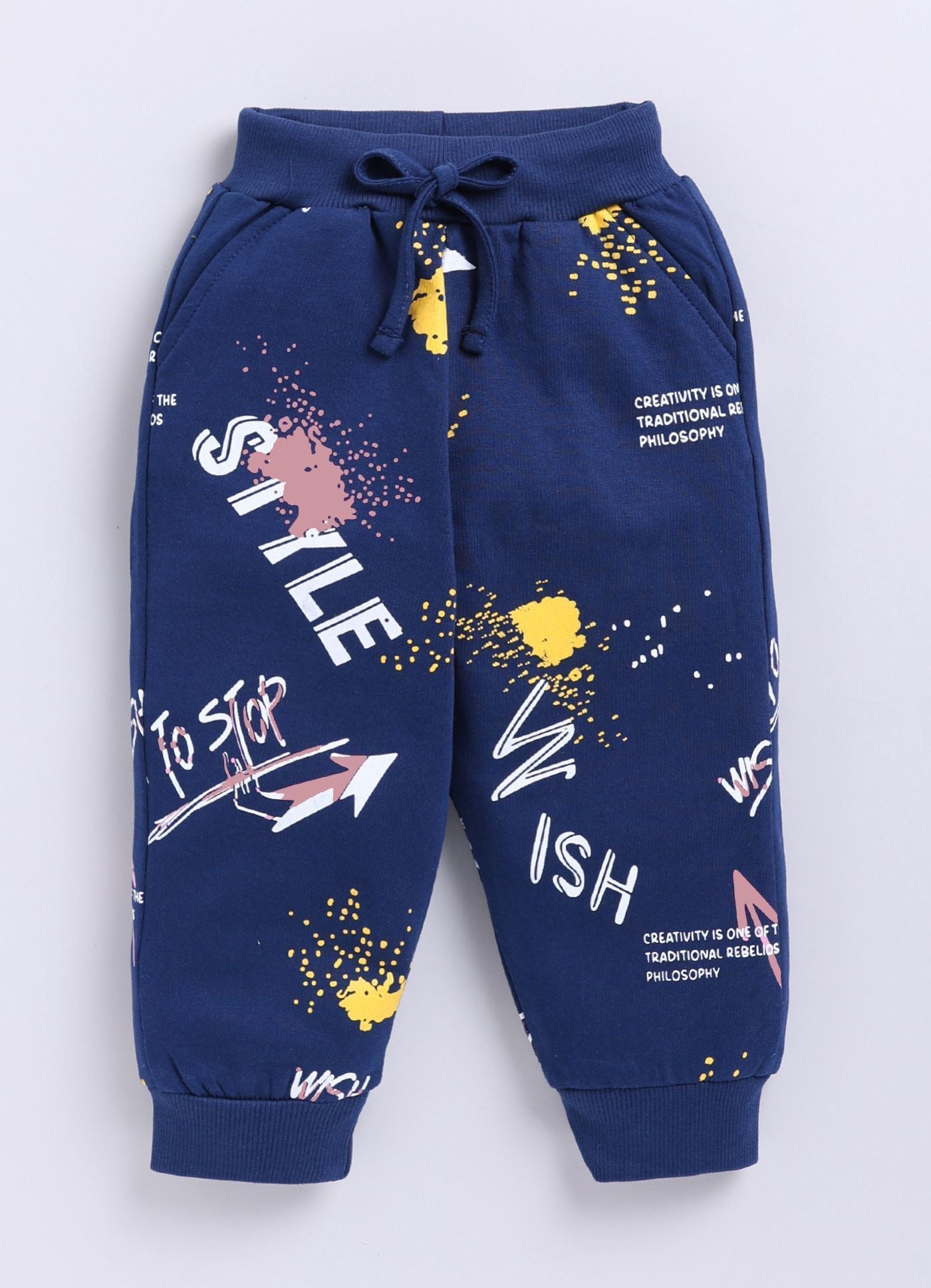 Mars Infiniti Boys & Girls Casual Sweatshirt Sweatpant (Pink, Deep Blue)