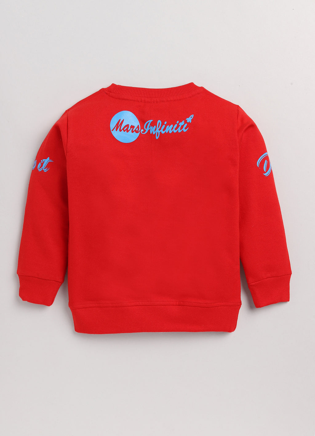 Mars Infiniti Full Sleeve Graphic Print Boys Sweatshirt, Rust