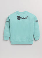 Mars Infiniti Full Sleeve Printed Baby Boys & Baby Girls Sweatshirt, Blue
