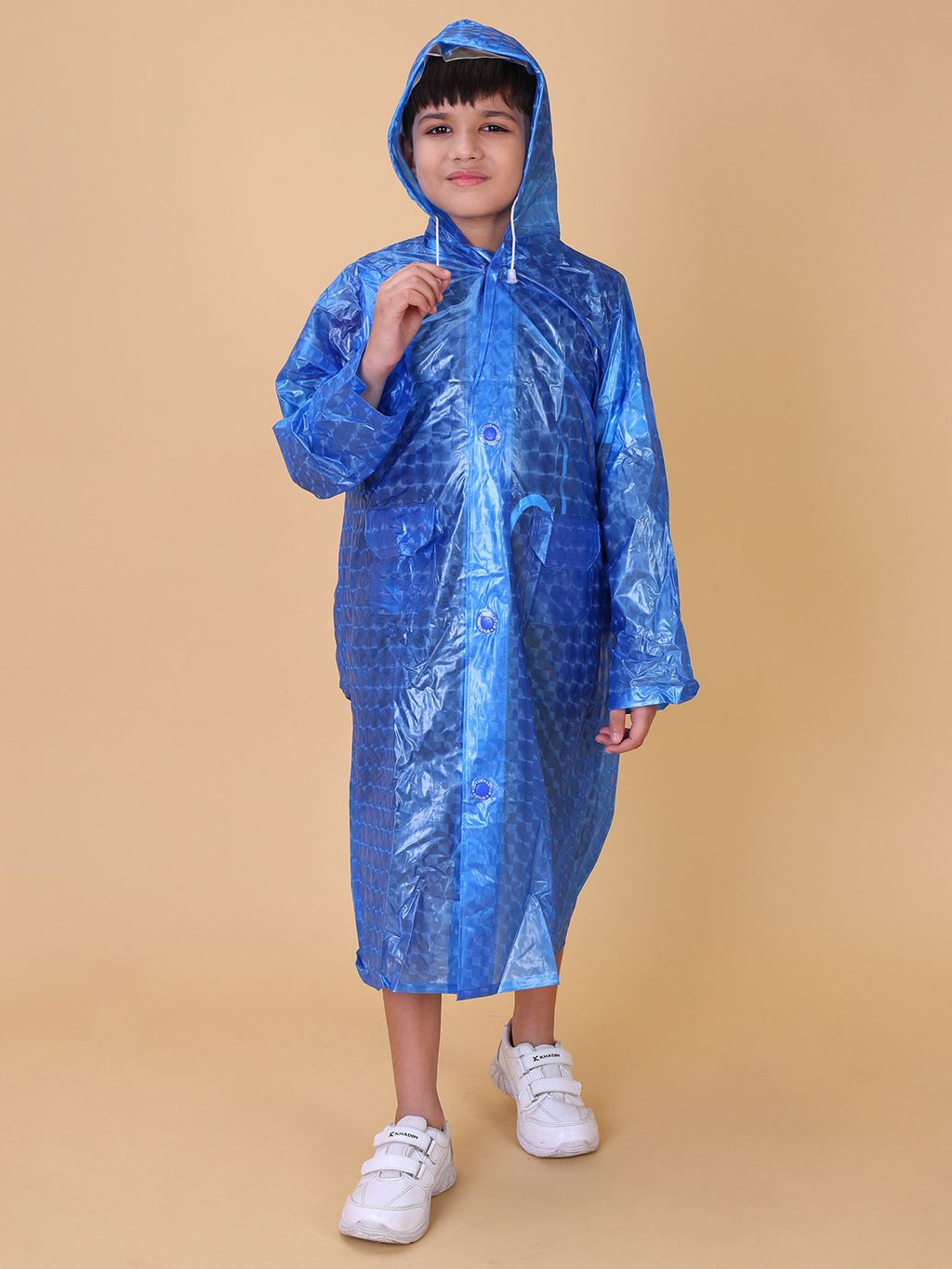 Mars Infiniti Graphic Print Boys and Girls Raincoat Light Blue, Pack of 1, PVC Plastic Raincoat