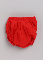 Mars Infiniti Baby Girls Casual Dress Panty (Red)