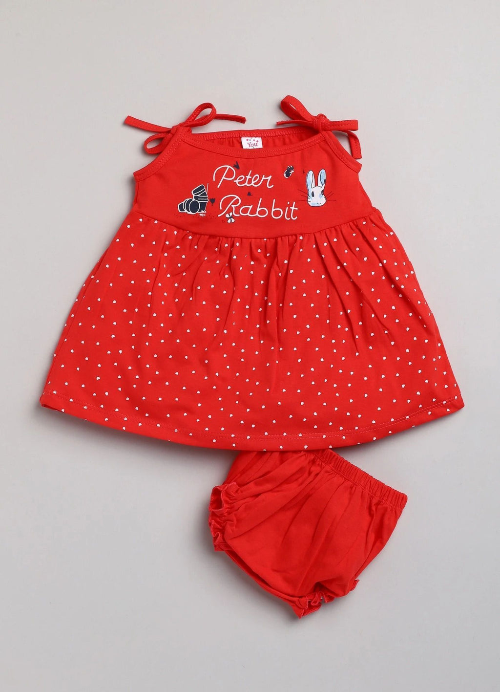 Mars Infiniti Baby Girls Casual Dress Panty (Red)