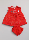 Mars Infiniti Baby Girls Casual Dress Panty (Red)