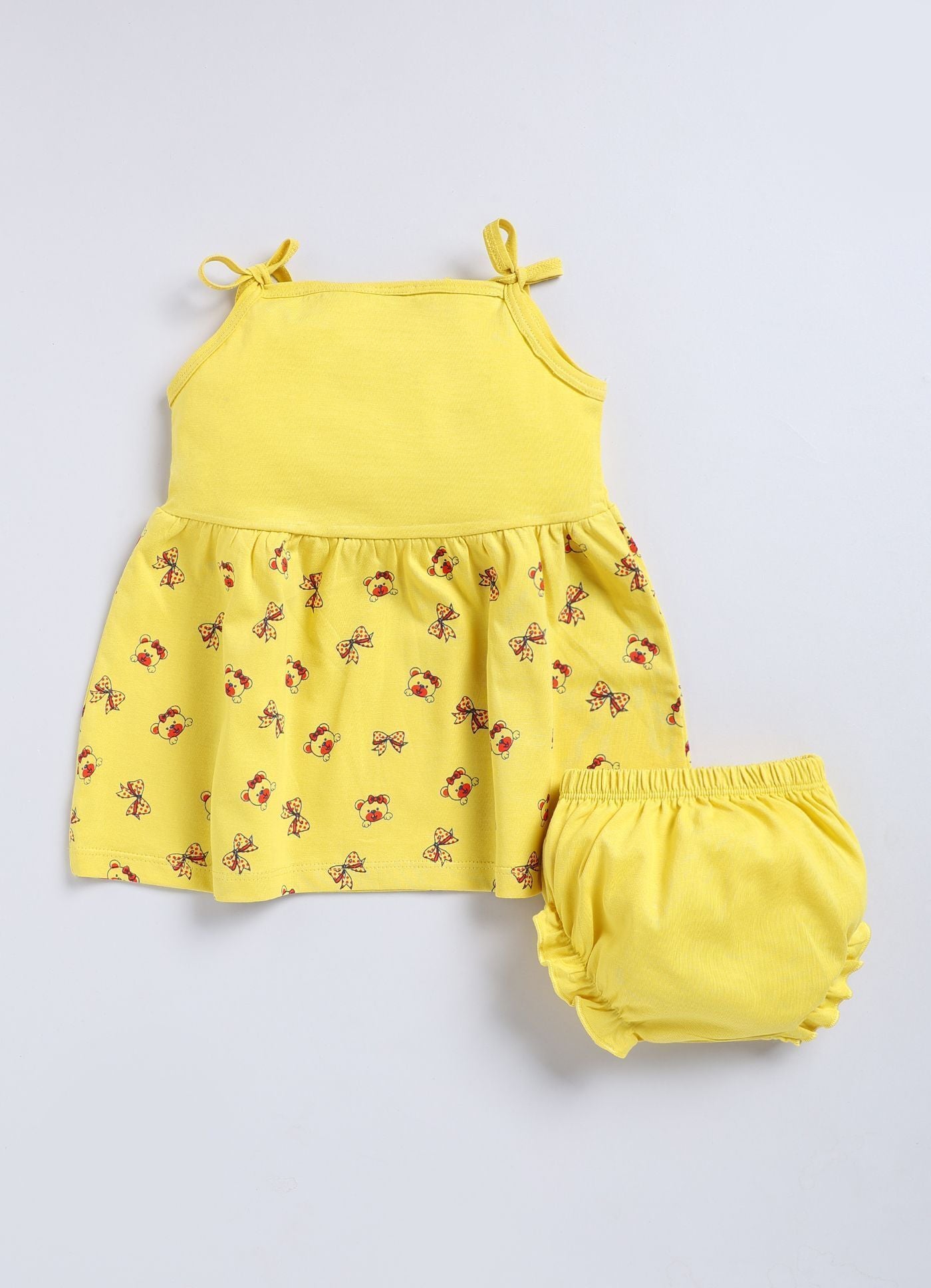 Mars Infiniti Baby Girls Casual Dress Panty (Mustard Yellow)