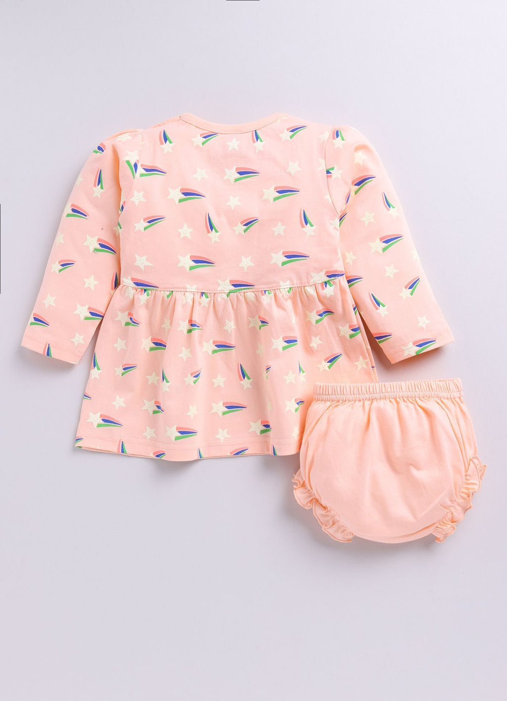 Mars Infiniti Baby Girls Casual Dress Panty (Peach)