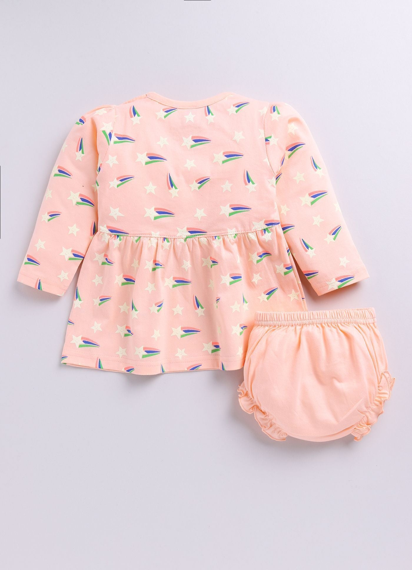 Mars Infiniti Baby Girls Casual Dress Panty (Peach)