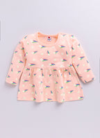 Mars Infiniti Baby Girls Casual Dress Panty (Peach)
