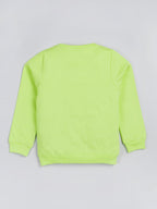 Mars Infiniti Full Sleeve Printed Baby Boys & Baby Girls Sweatshirt (Light Green)