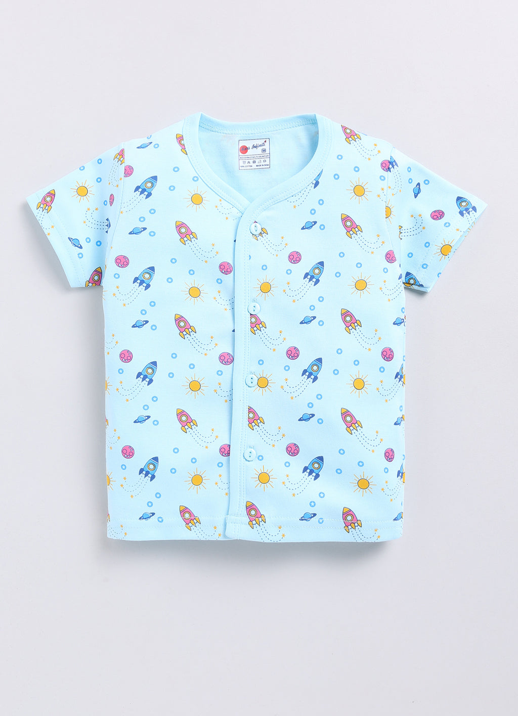 Mars Infiniti Baby Boys & Baby Girls Casual T-shirt Shorts (Blue)