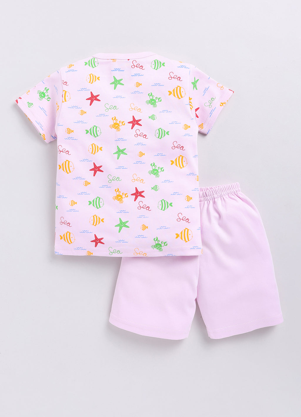 Mars Infiniti Baby Boys & Baby Girls Casual T-shirt Shorts (Pink)