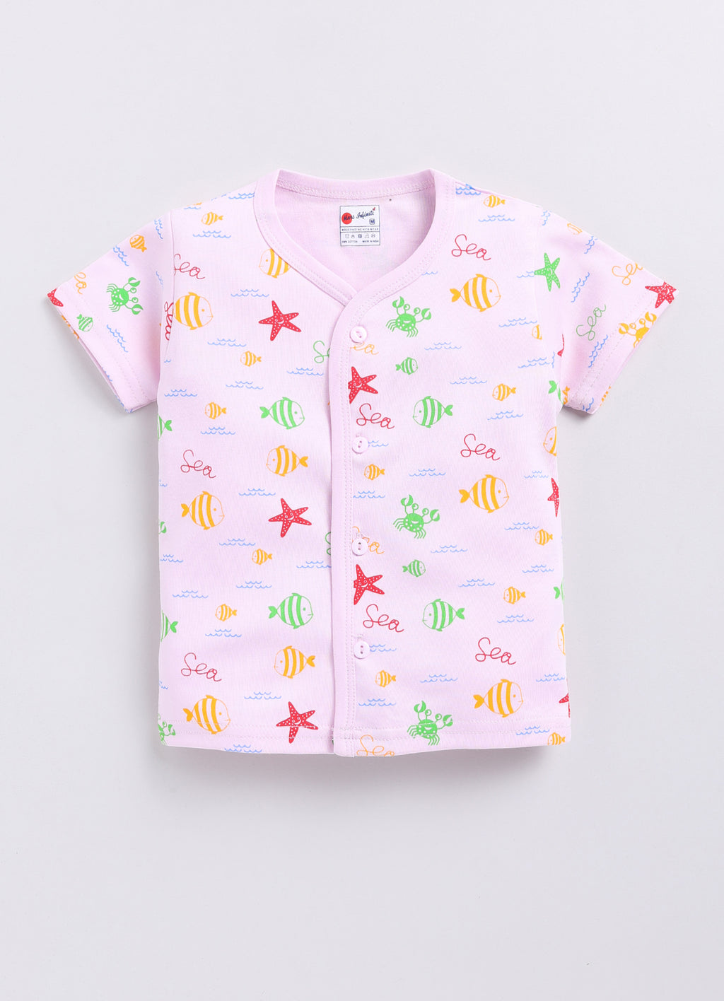 Mars Infiniti Baby Boys & Baby Girls Casual T-shirt Shorts (Pink)