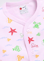 Mars Infiniti Baby Boys & Baby Girls Casual T-shirt Shorts (Pink)