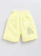 Mars Infiniti Baby Boys & Baby Girls Casual T-shirt Shorts (Yellow)