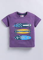 Mars Infiniti Boys Pure Cotton Half Sleeve T-shirt & Shorts Set