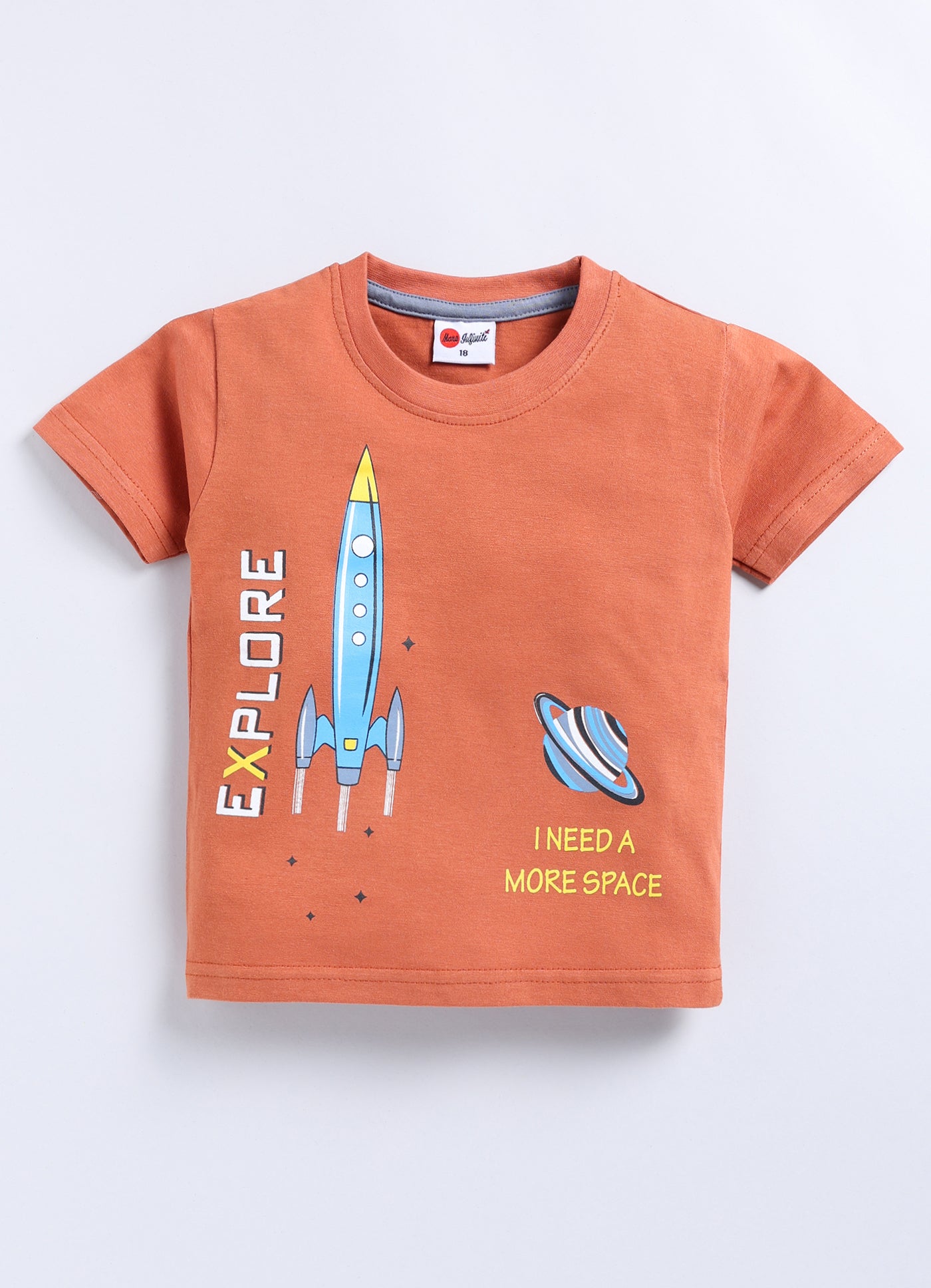 Mars Infiniti Boys Pure Cotton Half Sleeve T-shirt & Shorts Set