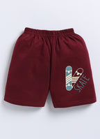 Mars Infiniti Boys Pure Cotton Half Sleeve T-shirt & Shorts Set