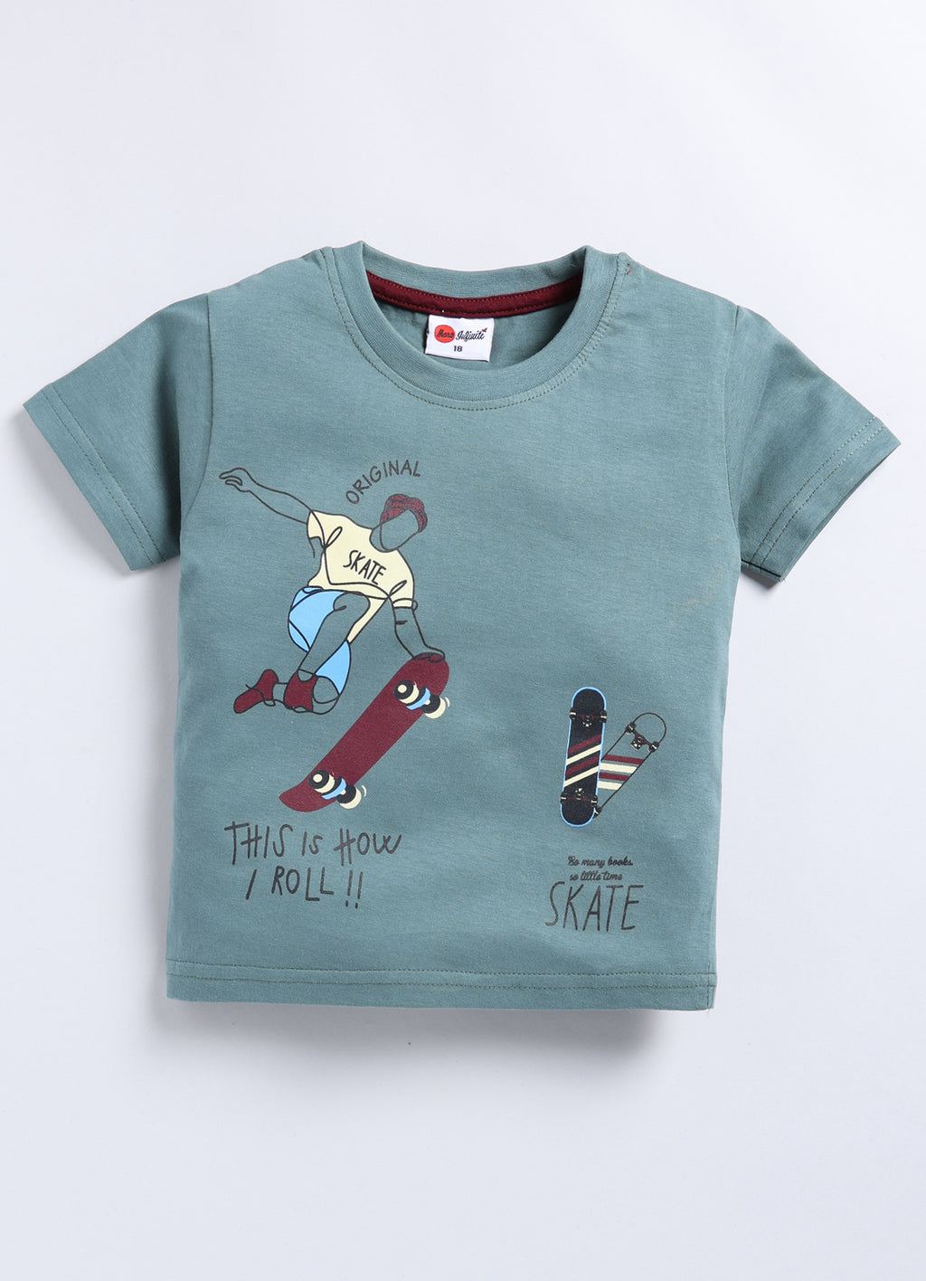 Mars Infiniti Boys Pure Cotton Half Sleeve T-shirt & Shorts Set