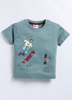 Mars Infiniti Boys Pure Cotton Half Sleeve T-shirt & Shorts Set