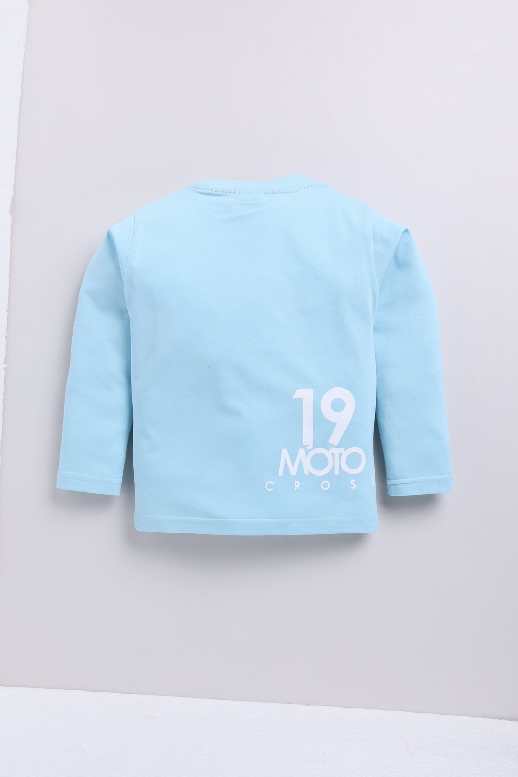 Mars Infiniti Boys Printed Pure Cotton Regular T Shirt (Light Blue, Pack of 1)