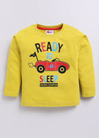 Mars Infiniti Boys Graphic Print Pure Cotton Regular T Shirt (Multicolor, Pack of 4)