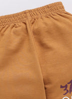 Mars Infiniti Boys & Girls Casual Sweatshirt Track Pants (Magenta, Brown)
