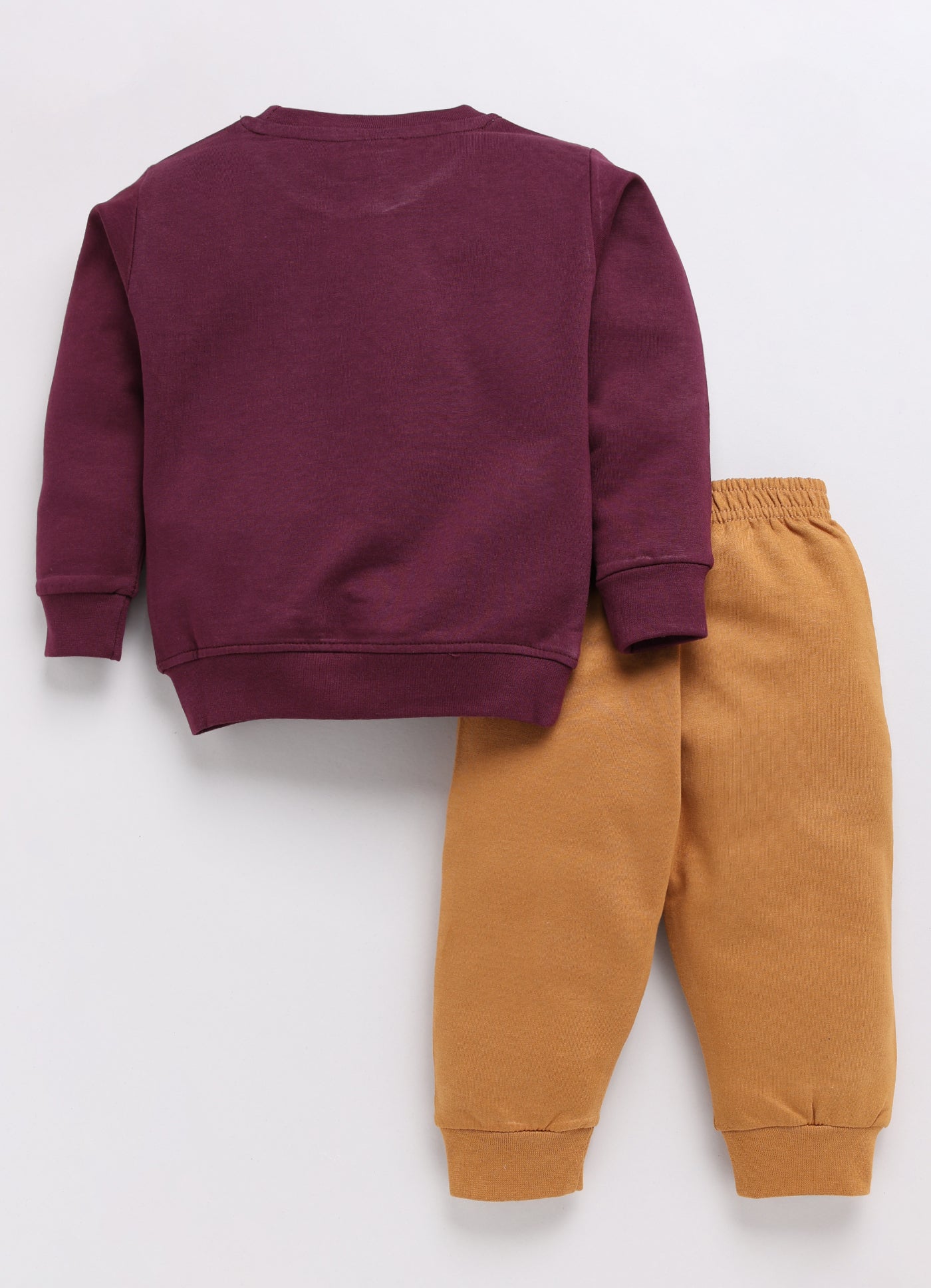 Mars Infiniti Boys & Girls Casual Sweatshirt Track Pants (Magenta, Brown)