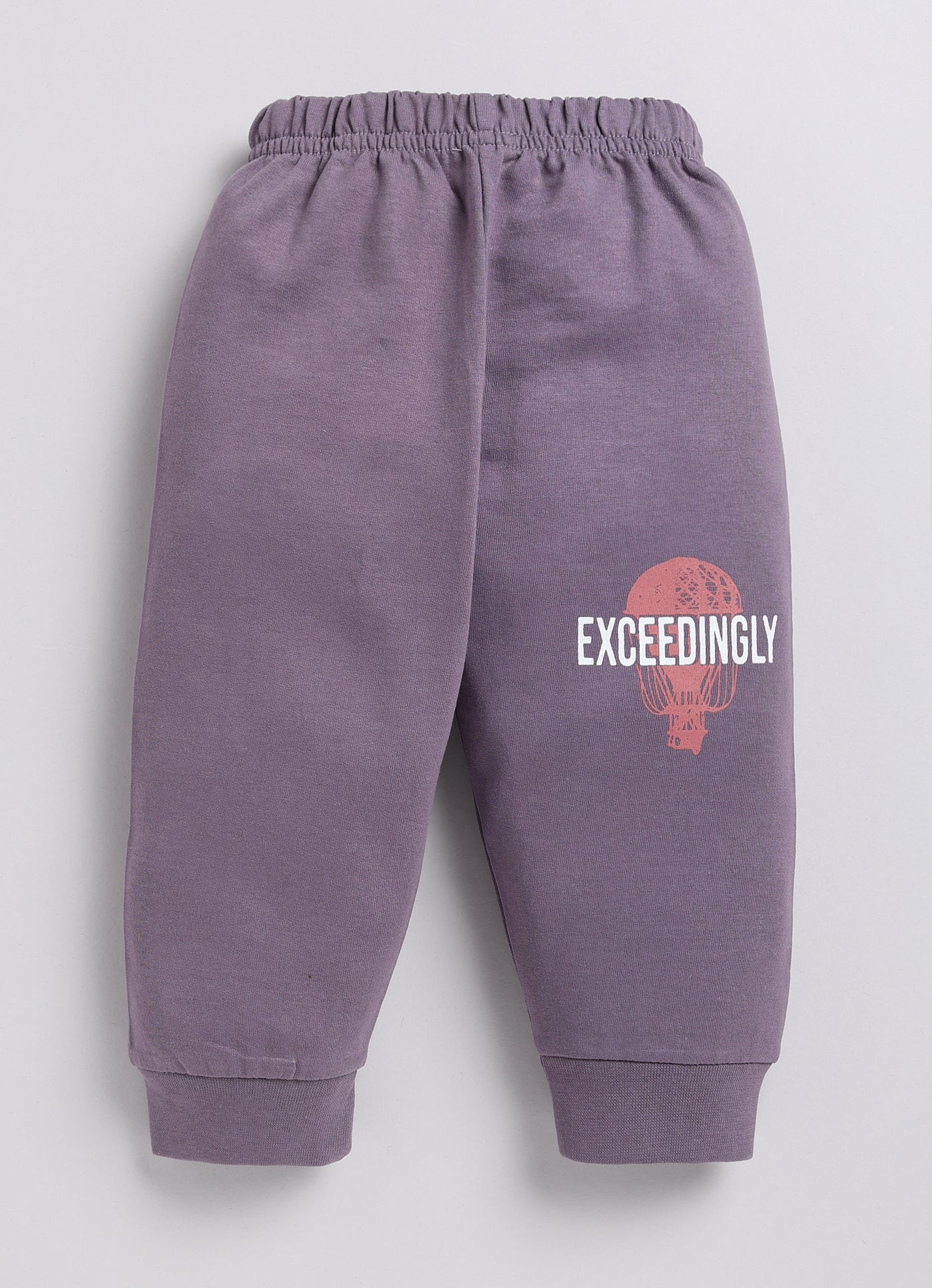 Mars Infiniti Boys & Girls Casual Sweatshirt Track Pants (Wine, Purple)