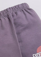 Mars Infiniti Boys & Girls Casual Sweatshirt Track Pants (Wine, Purple)