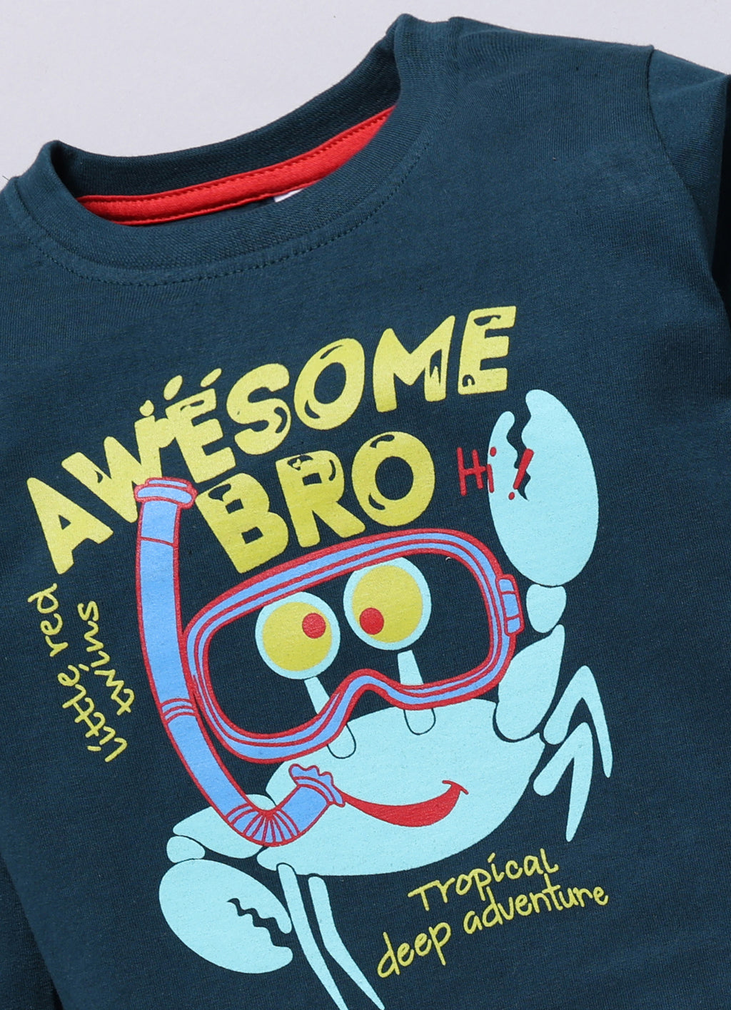 Mars Infiniti Boys Casual T-shirt Track Pants (deep blue, Light Pink)