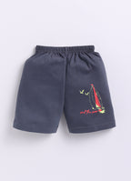 Mars Infiniti Boys Pure Cotton Half Sleeve T-shirt & Shorts Set