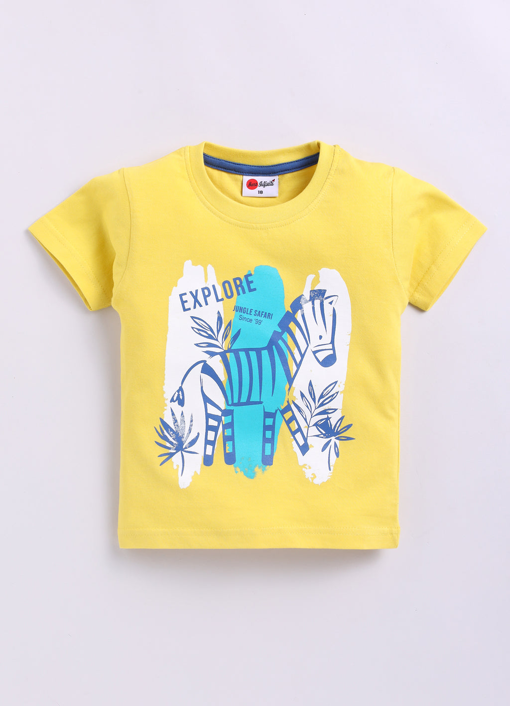 Mars Infiniti Boys Pure Cotton Half Sleeve T-shirt & Shorts Set