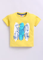 Mars Infiniti Boys Pure Cotton Half Sleeve T-shirt & Shorts Set