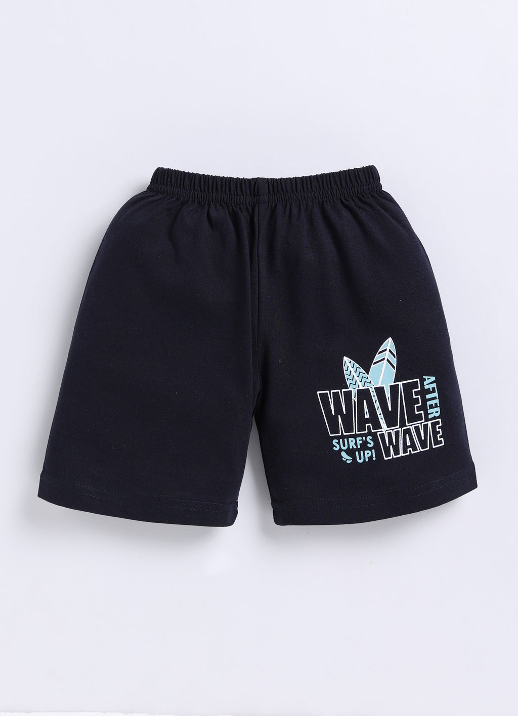 Mars Infiniti Pure Cotton Back Printed Sleeveless T-Shirt and Half Pant Set for Boys Kids| Kids boys tshirt and half pant set| Coordinated Set for Unisex kids|Sea Green