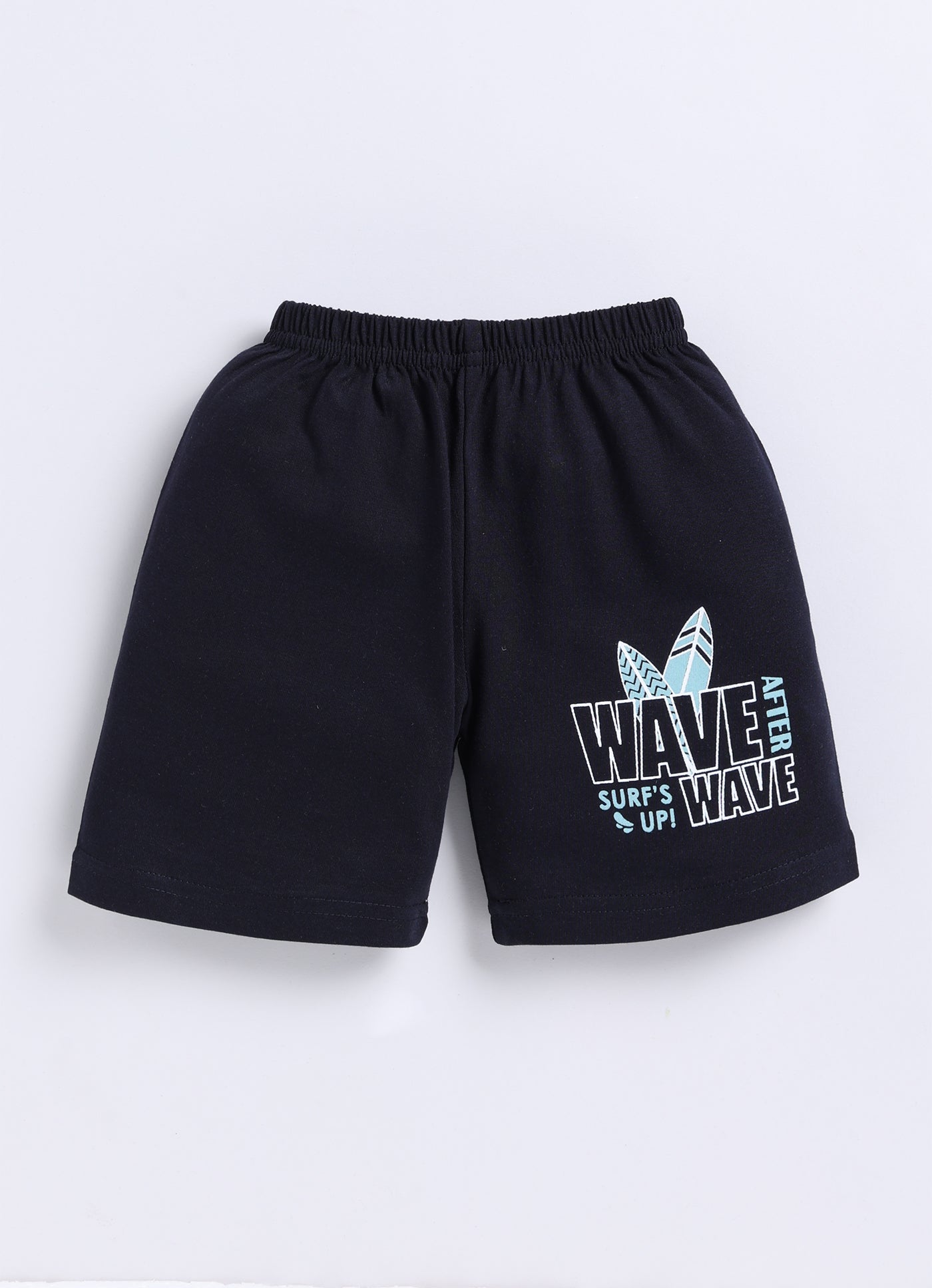 Mars Infiniti Pure Cotton Back Printed Sleeveless T-Shirt and Half Pant Set for Boys Kids| Kids boys tshirt and half pant set| Coordinated Set for Unisex kids|Sea Green
