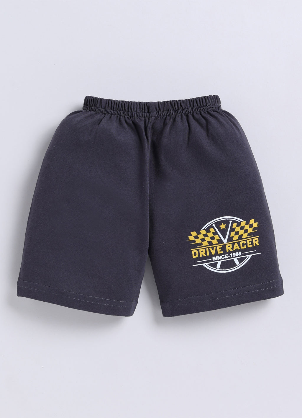 Mars Infiniti Pure Cotton Back Printed Half Sleeves T-Shirt and Half Pant Set for Boys Kids| Kids boys tshirt and half pant set| Coordinated Set for Unisex kids|Mustard