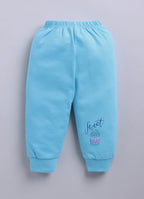 Mars Infiniti Girls Casual Sweatshirt and Track Pants (Sky Blue)